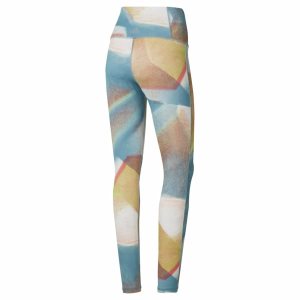 Legginsy Damskie Reebok Yoga Lux Bold High-Rise Kolorowe PL 39CVWHN